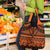 Halo Olaketa Solomon Islands Grocery Bag Melanesian Tribal Pattern Orange Version