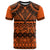 Halo Olaketa Solomon Islands T Shirt Melanesian Tribal Pattern Orange Version LT14 Orange - Polynesian Pride