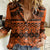 Halo Olaketa Solomon Islands Women Casual Shirt Melanesian Tribal Pattern Orange Version LT14 Female Orange - Polynesian Pride