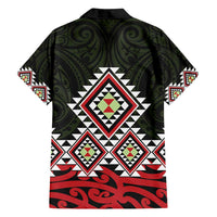 Kia Ora Aotearoa Family Matching Tank Maxi Dress and Hawaiian Shirt 2025 Pasifika Maori Taniko Motifs LT14 - Polynesian Pride