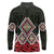 Kia Ora Aotearoa Long Sleeve Polo Shirt 2025 Pasifika Maori Taniko Motifs