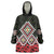 Kia Ora Aotearoa Wearable Blanket Hoodie 2025 Pasifika Maori Taniko Motifs
