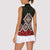 Kia Ora Aotearoa Women Sleeveless Polo Shirt 2025 Pasifika Maori Taniko Motifs