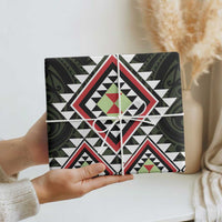 Kia Ora Aotearoa Wrapping Paper 2025 Pasifika Maori Taniko Motifs LT14 - Polynesian Pride