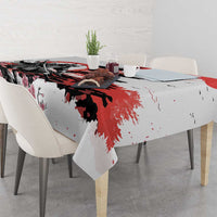Japanese Samurai Warrior Enso Tablecloth Japan Pagoda Sakura Watercolor LT14 - Polynesian Pride