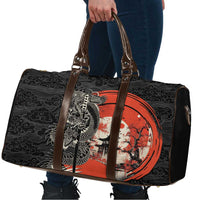 Japanese Dragon Katana Enso Travel Bag Japan Pagoda Seamless Cloud - Polynesian Pride