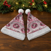 Japanese Daruma Doll Palaka Christmas Santa Hat Cherry Blossoms With Shell Lei