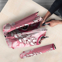 Japanese Daruma Doll Palaka Umbrella Cherry Blossoms With Shell Lei - Polynesian Pride