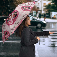 Japanese Daruma Doll Palaka Umbrella Cherry Blossoms With Shell Lei - Polynesian Pride