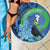 New Zealand Chatham Islands Beach Blanket Wharekauri Forget Me Not With Black Robin