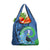 New Zealand Chatham Islands Grocery Bag Wharekauri Forget Me Not With Black Robin
