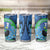 New Zealand Chatham Islands Tumbler Cup Wharekauri Forget Me Not With Black Robin