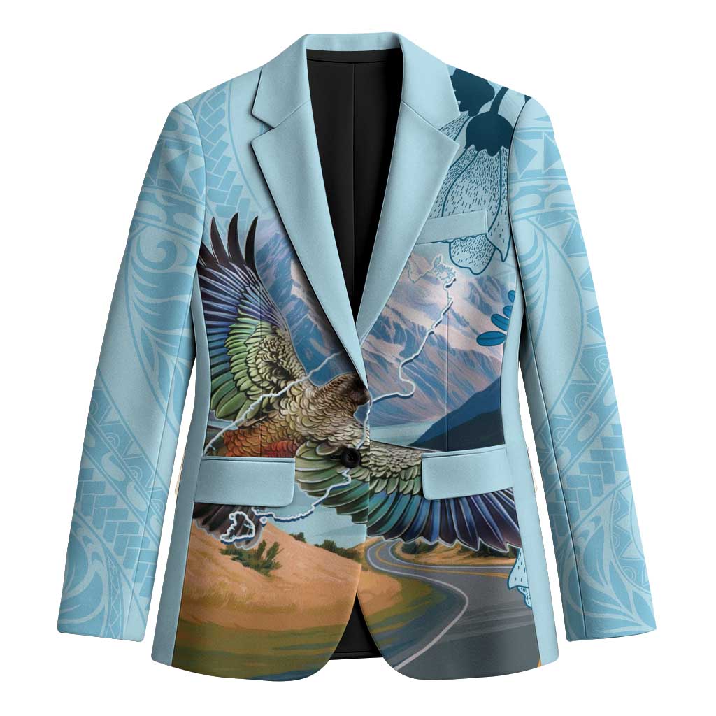 New Zealand South Island Blazer Te Waipounamu Aoraki Kea Bird - Polynesian Pride