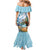 New Zealand South Island Mermaid Dress Te Waipounamu Aoraki Kea Bird