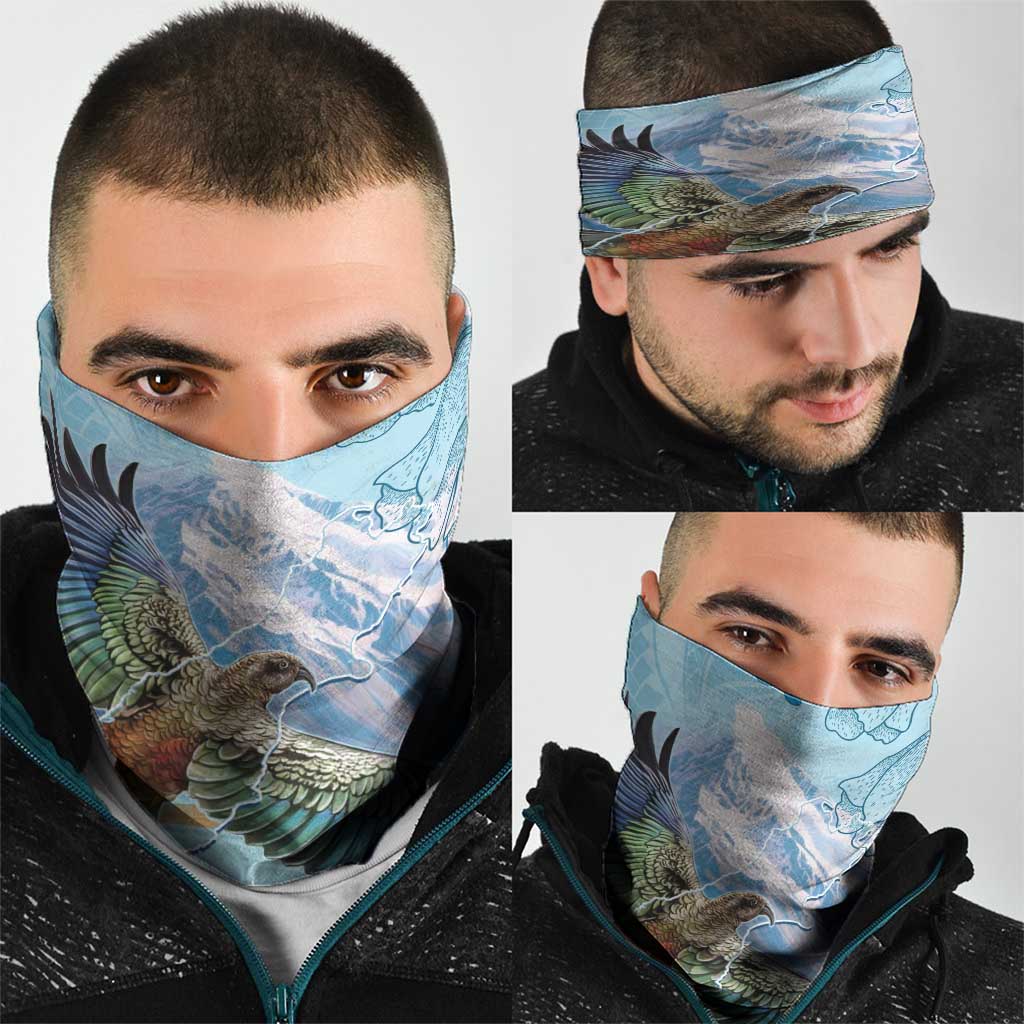 New Zealand South Island Neck Gaiter Te Waipounamu Aoraki Kea Bird - Polynesian Pride