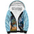 New Zealand South Island Sherpa Hoodie Te Waipounamu Aoraki Kea Bird