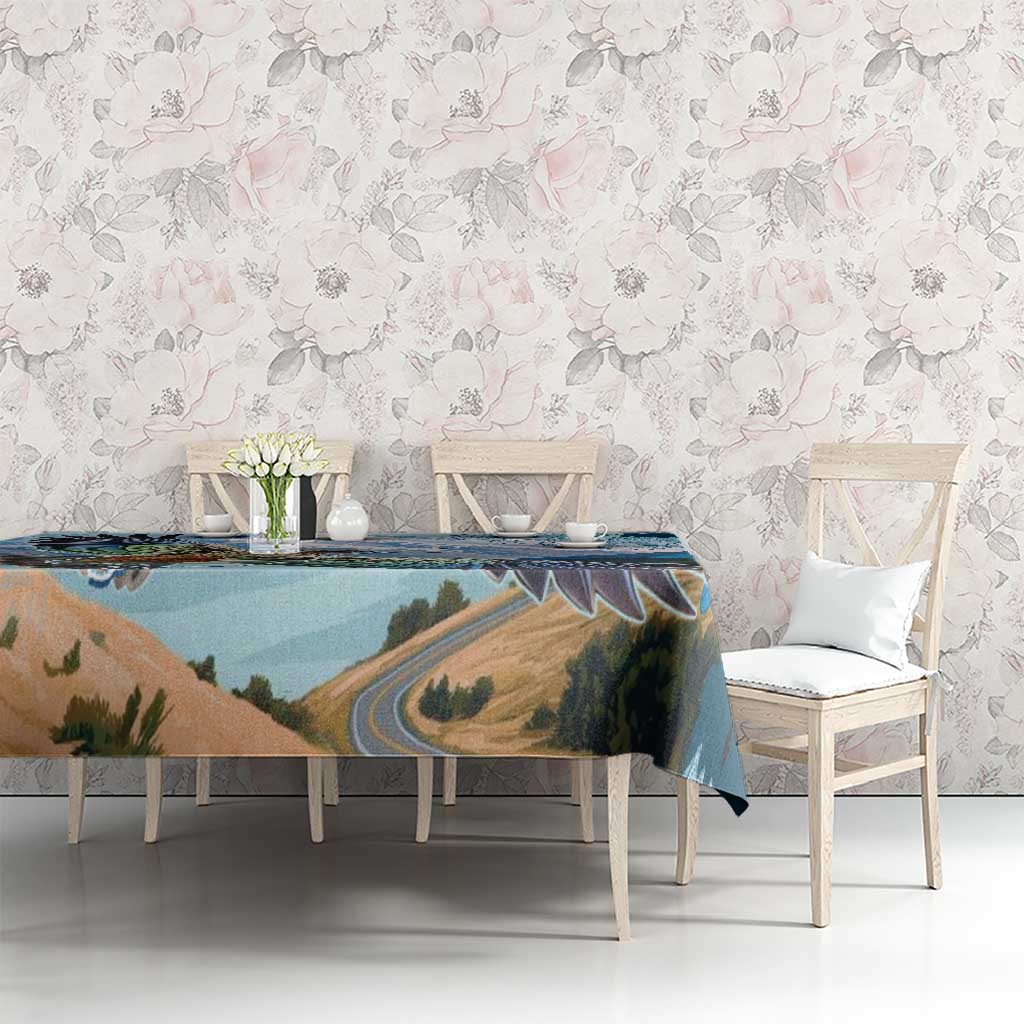 New Zealand South Island Tablecloth Te Waipounamu Aoraki Kea Bird LT14 - Polynesian Pride