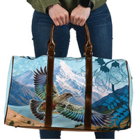 New Zealand South Island Travel Bag Te Waipounamu Aoraki Kea Bird - Polynesian Pride