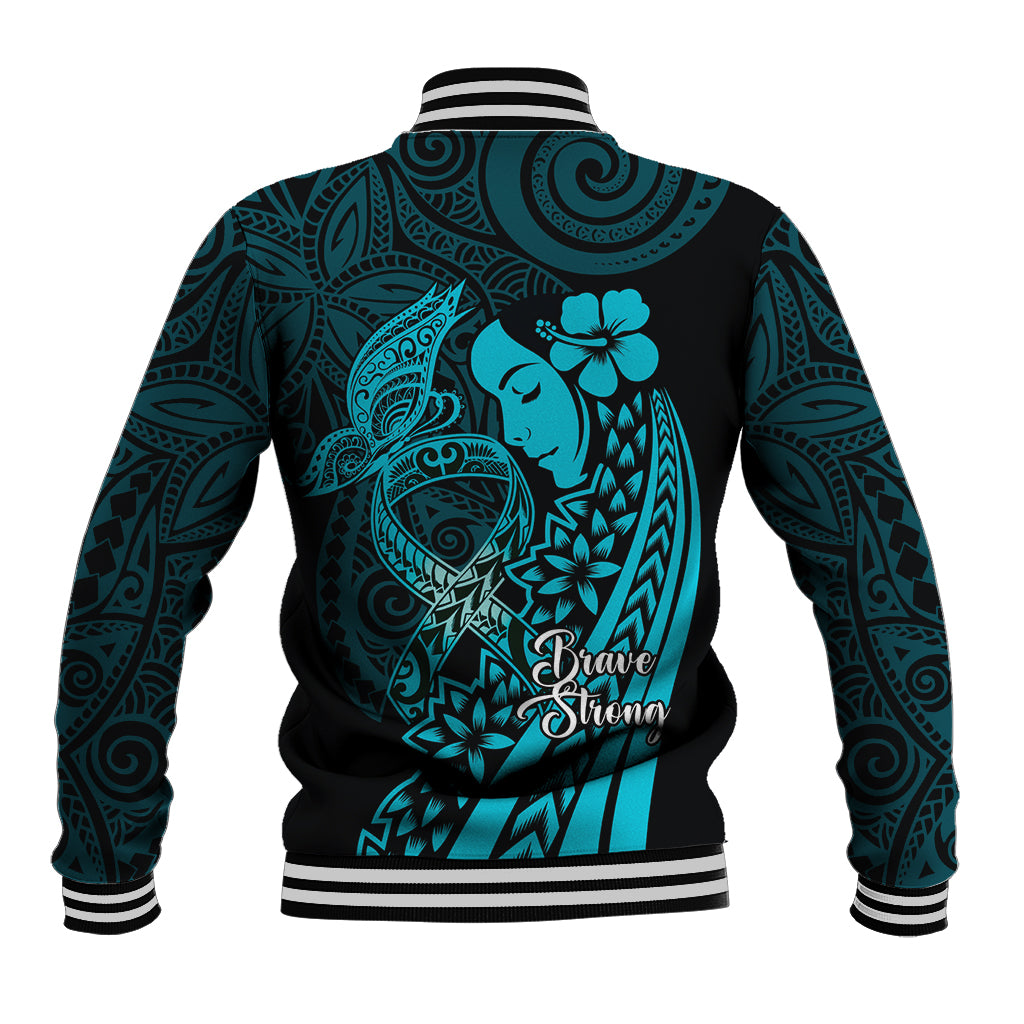 Polynesia World Ovarian Cancer Day Baseball Jacket You Matter Polynesian Women