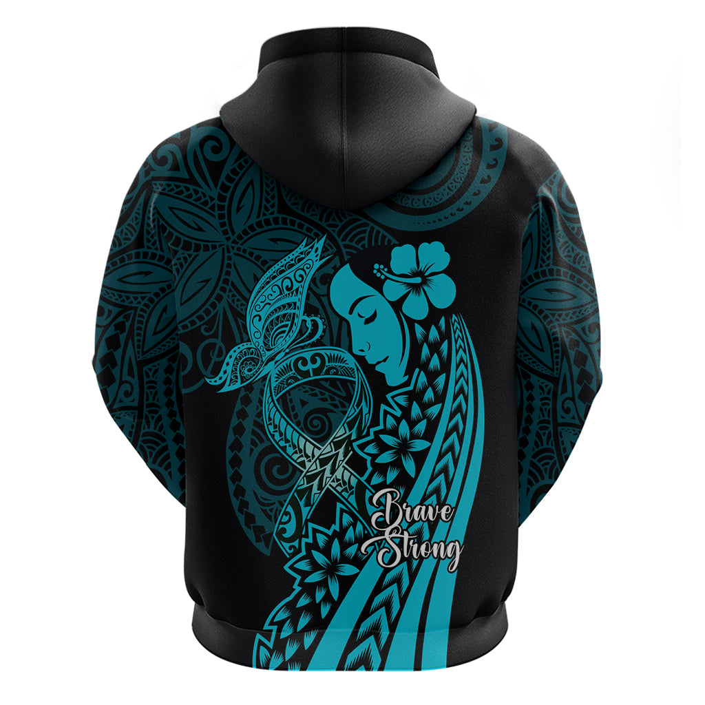Polynesia World Ovarian Cancer Day Hoodie You Matter Polynesian Women