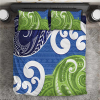 Southland New Zealand Bedding Set Maori Koru Flag Color LT14 Blue - Polynesian Pride