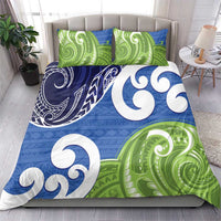 Southland New Zealand Bedding Set Maori Koru Flag Color LT14 - Polynesian Pride