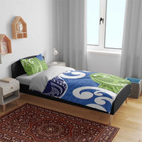 Southland New Zealand Bedding Set Maori Koru Flag Color LT14 - Polynesian Pride