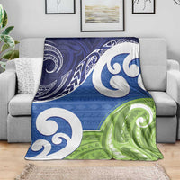 Southland New Zealand Blanket Maori Koru Flag Color LT14 - Polynesian Pride