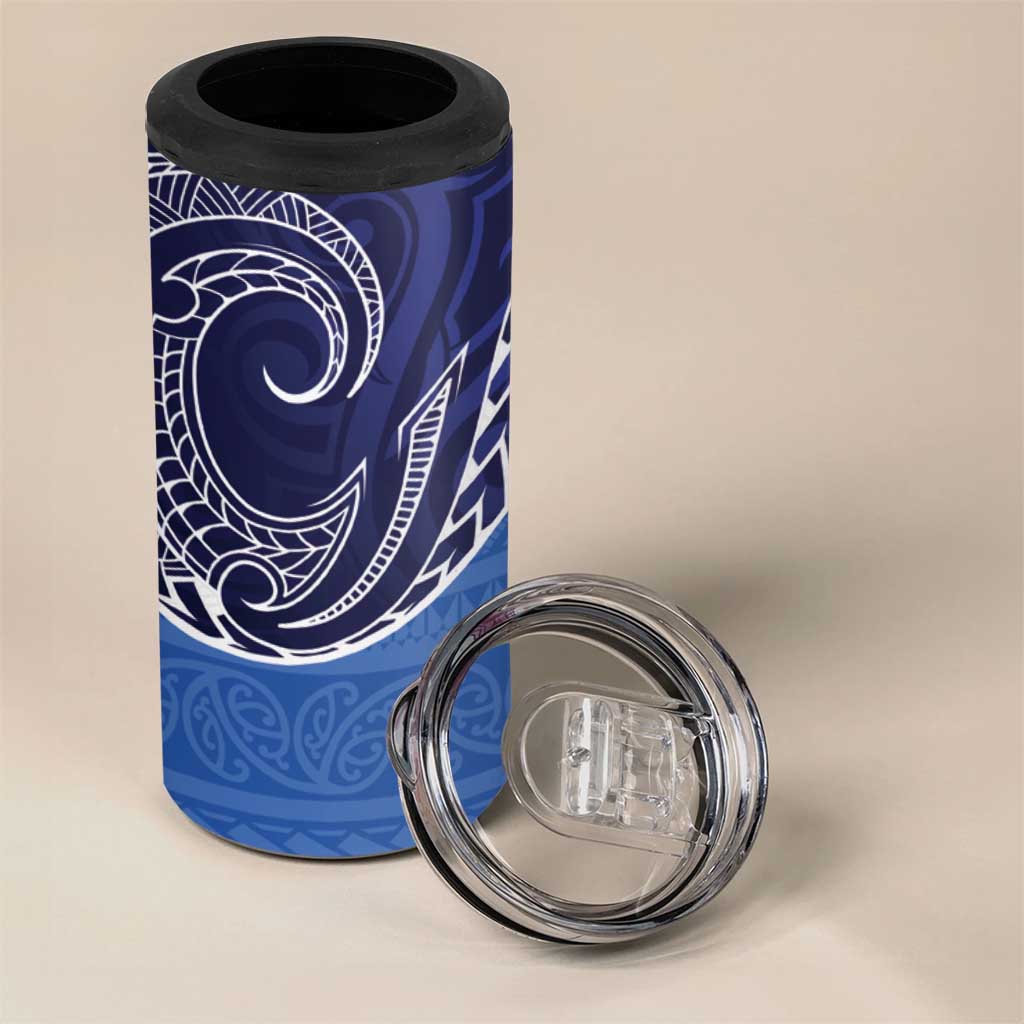 Southland New Zealand 4 in 1 Can Cooler Tumbler Maori Koru Flag Color LT14 - Polynesian Pride