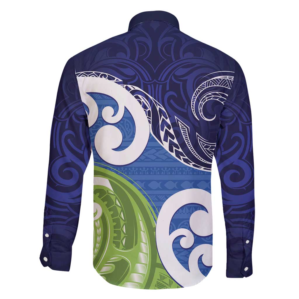 Southland New Zealand Family Matching Puletasi and Hawaiian Shirt Maori Koru Flag Color LT14 - Polynesian Pride