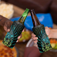 Southland Takehe Pounama 4 in 1 Can Cooler Tumbler Aotearoa Poutama Paua Shell Fern