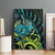 Southland Takehe Pounama Canvas Wall Art Aotearoa Poutama Paua Shell Fern