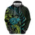 Southland Takehe Pounama Hoodie Aotearoa Poutama Paua Shell Fern