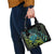 Southland Takehe Pounama Shoulder Handbag Aotearoa Poutama Paua Shell Fern