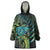 Southland Takehe Pounama Wearable Blanket Hoodie Aotearoa Poutama Paua Shell Fern