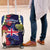 Southland Anniversary Day Luggage Cover Murihiku 1861 Maori Bird Mix Pohutukawa