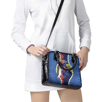 Southland Anniversary Day Shoulder Handbag Murihiku 1861 Maori Bird Mix Pohutukawa