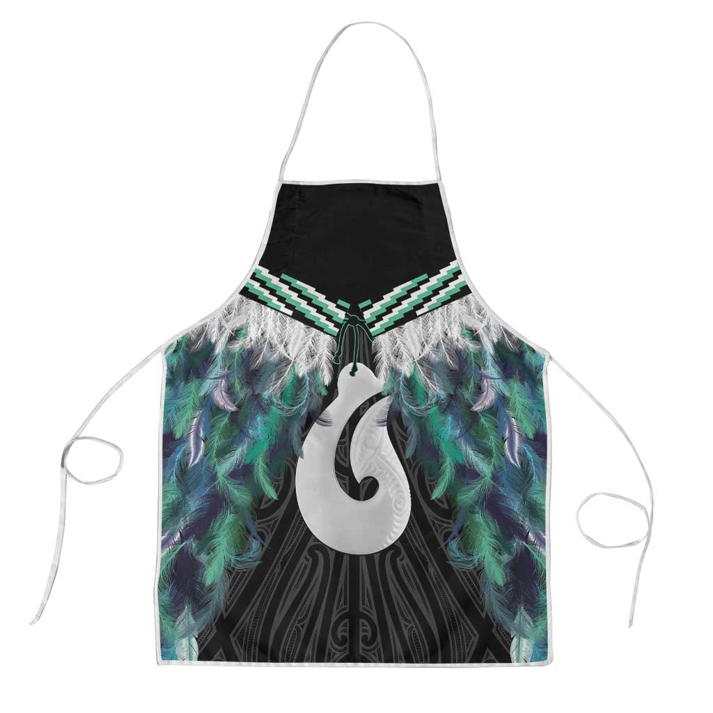 Aotearoa Korowai Motif Apron Hei Matau Poutama Maori Pattern - Polynesian Pride