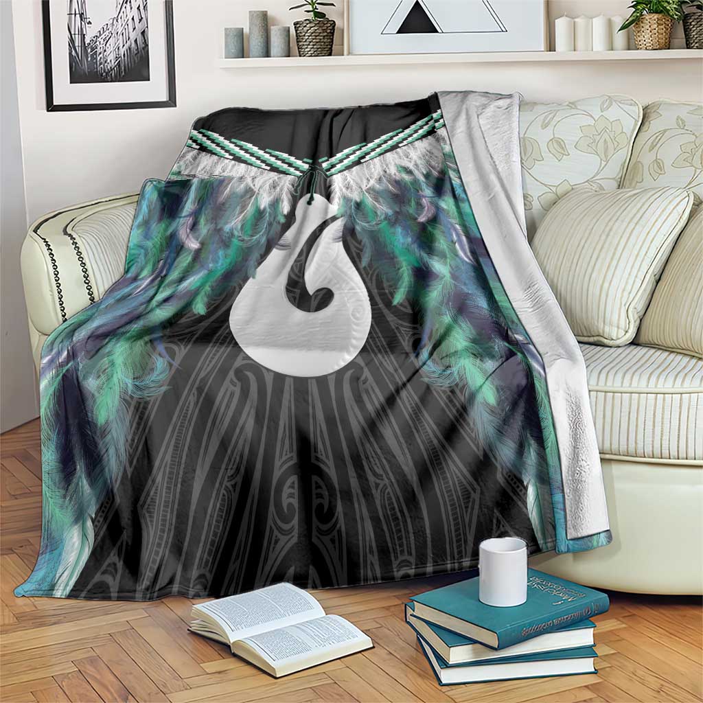 Aotearoa Korowai Motif Blanket Hei Matau Poutama Maori Pattern