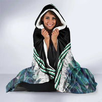 Aotearoa Korowai Motif Hooded Blanket Hei Matau Poutama Maori Pattern