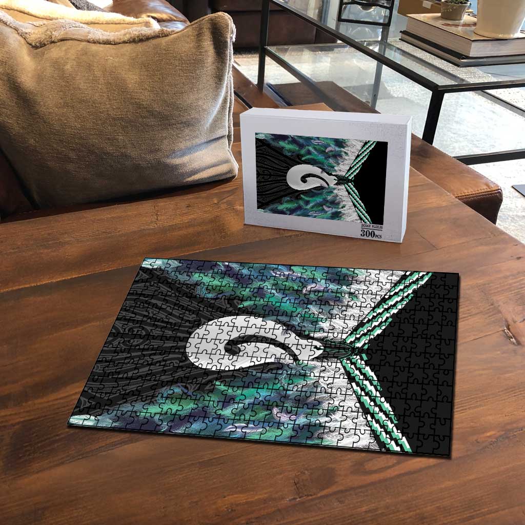 Aotearoa Korowai Motif Puzzle Hei Matau Poutama Maori Pattern - Polynesian Pride