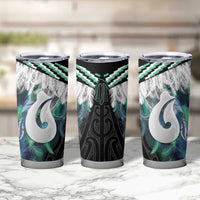 Aotearoa Korowai Motif Tumbler Cup Hei Matau Poutama Maori Pattern LT14 - Polynesian Pride