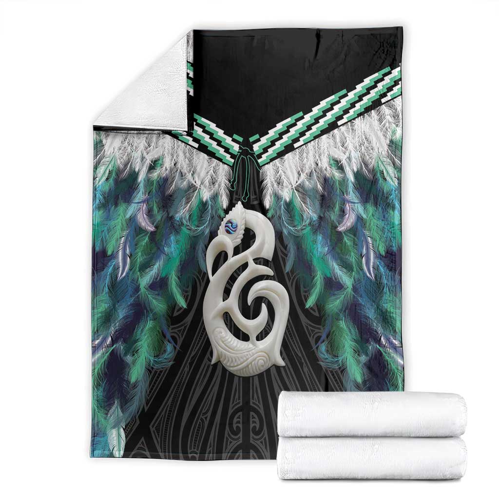 Aotearoa Korowai Motif Blanket Hei Manaia Poutama Maori Pattern