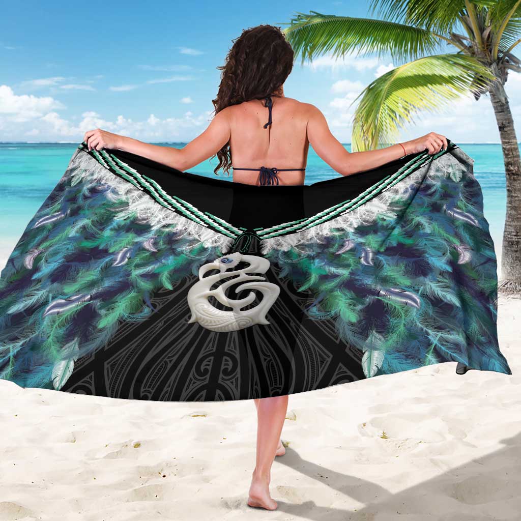 Aotearoa Korowai Motif Sarong Hei Manaia Poutama Maori Pattern