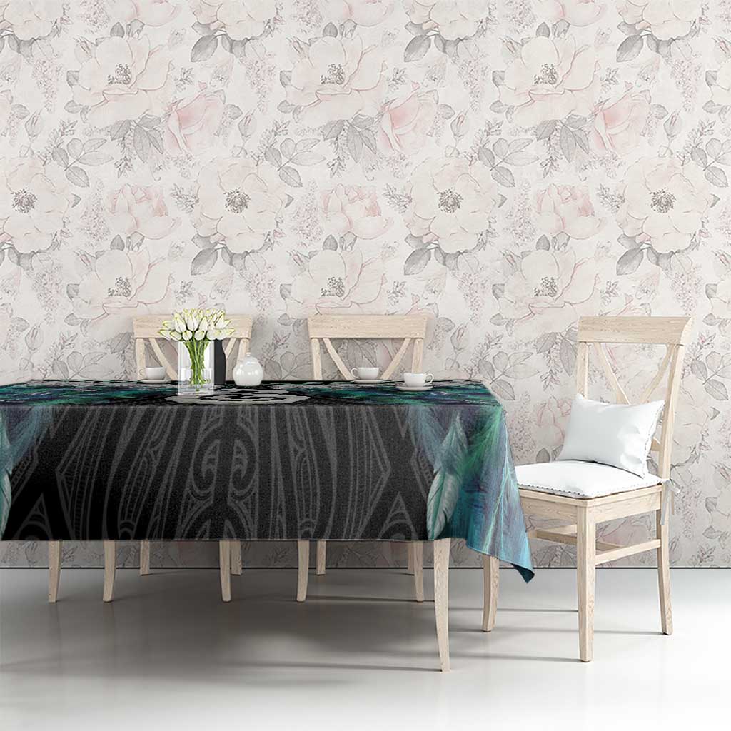 Aotearoa Korowai Motif Tablecloth Hei Manaia Poutama Maori Pattern