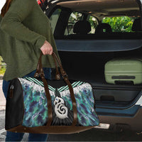 Aotearoa Korowai Motif Travel Bag Hei Manaia Poutama Maori Pattern - Polynesian Pride
