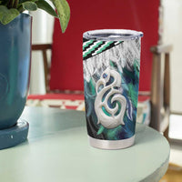 Aotearoa Korowai Motif Tumbler Cup Hei Manaia Poutama Maori Pattern LT14 - Polynesian Pride
