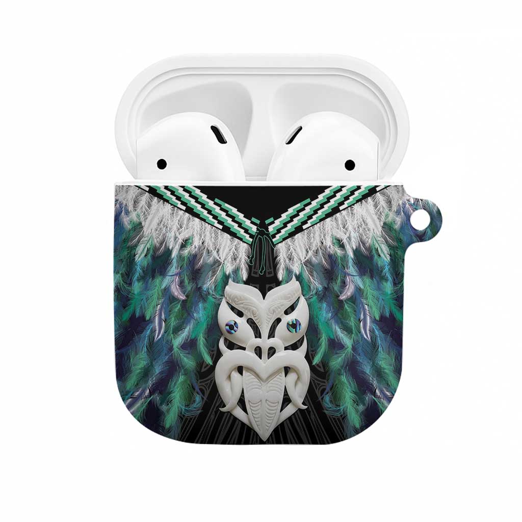 Aotearoa Korowai Motif AirPods Case Maori Wheku Poutama - Polynesian Pride