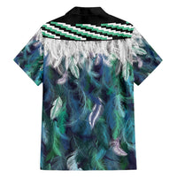 Aotearoa Korowai Motif Family Matching Puletasi and Hawaiian Shirt Maori Wheku Poutama LT14 - Polynesian Pride