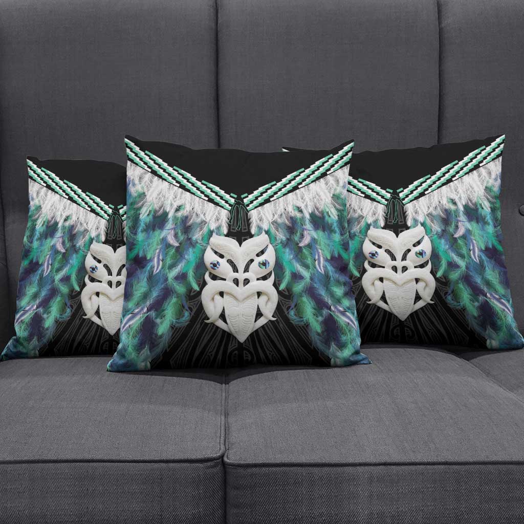 Aotearoa Korowai Motif Pillow Cover Maori Wheku Poutama LT14 - Polynesian Pride